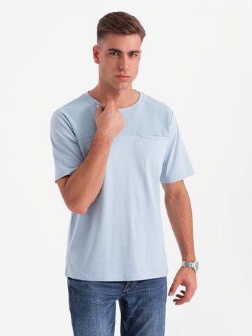 Ombre Shirt in Blauw: voorkant