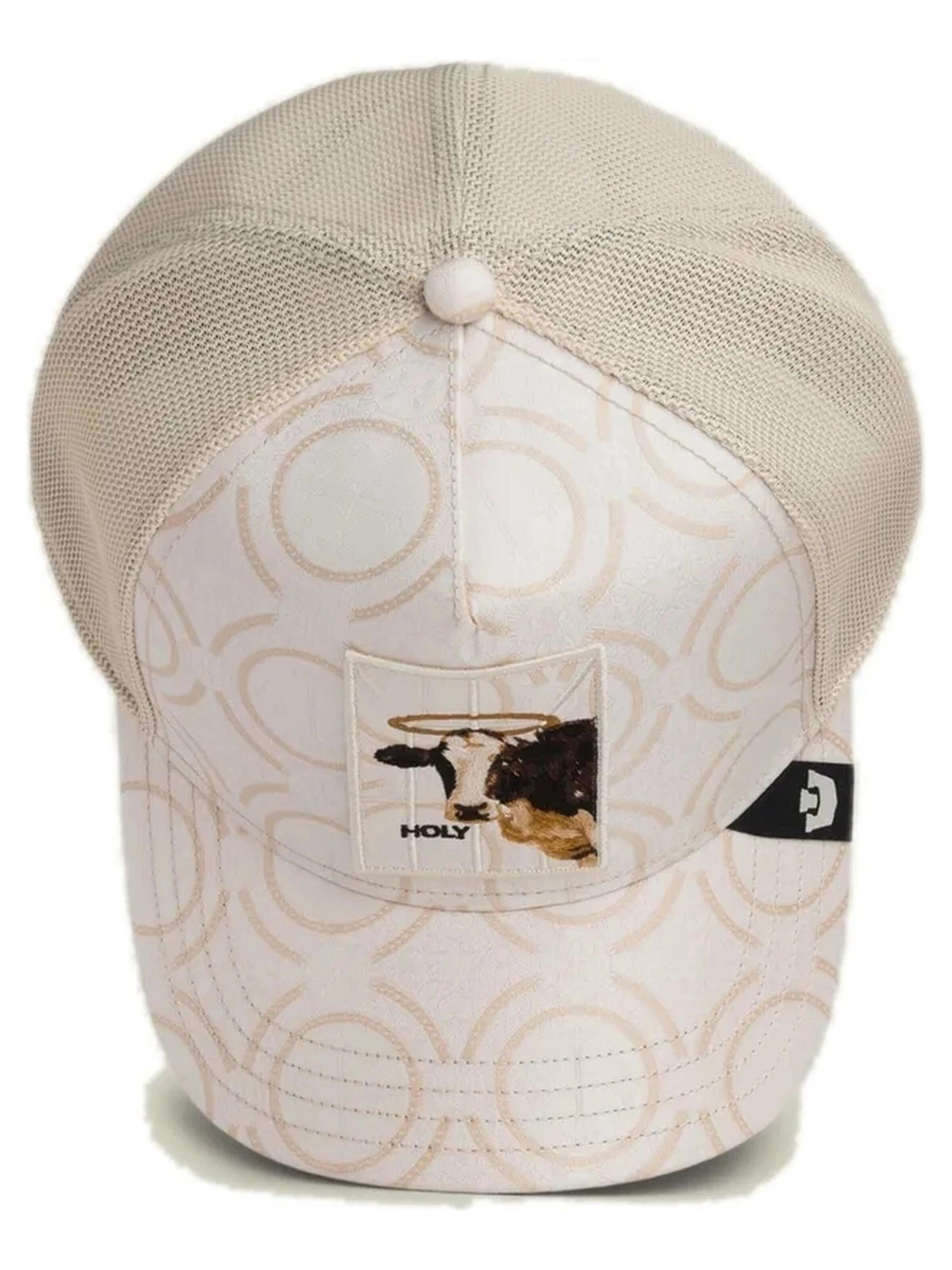 GOORIN Bros. - Boné 'Gorra goorin chalk vaca religulous holy cow trucker cap' em branco