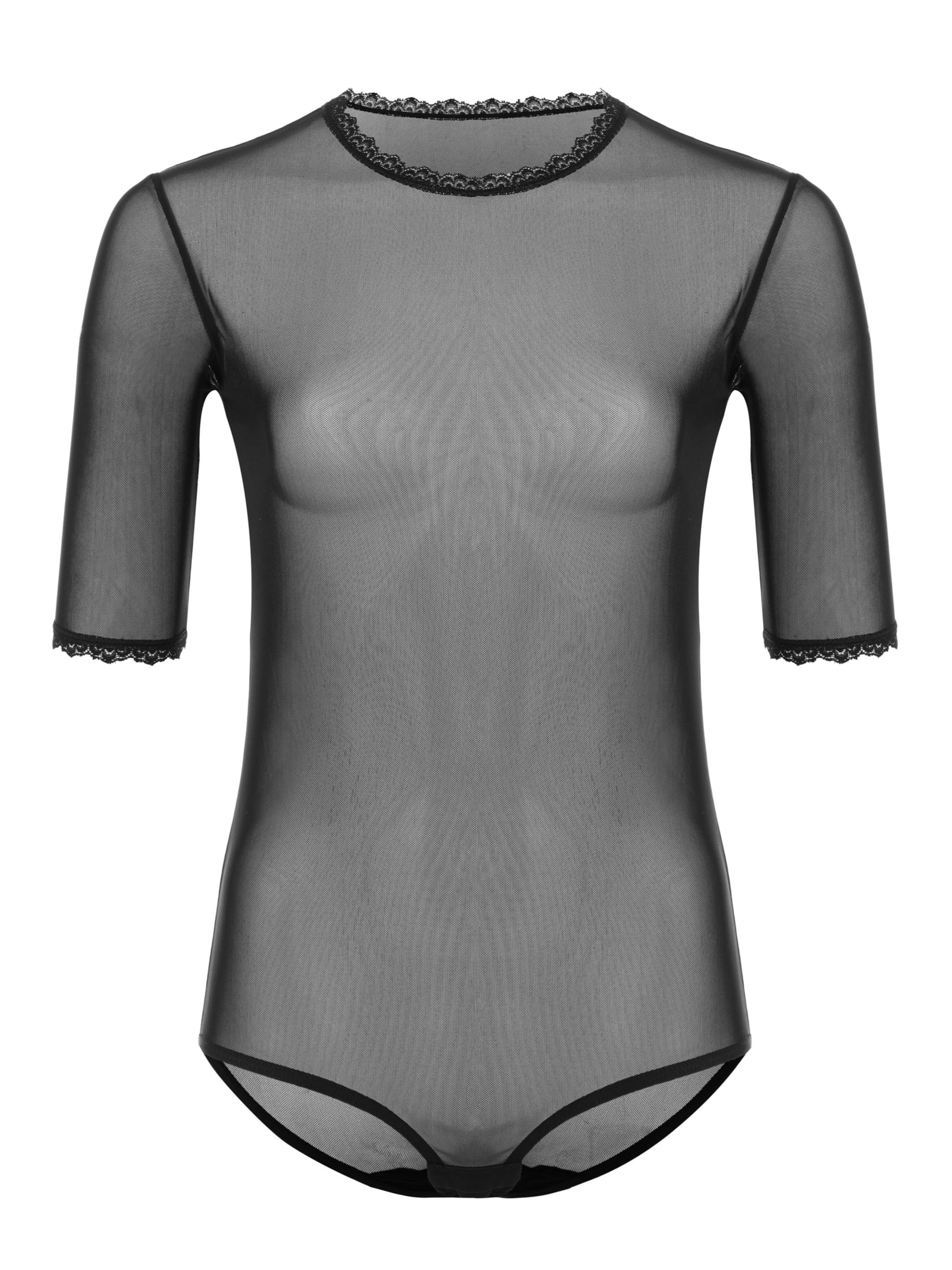 Evoni Body‌‌‌ in Schwarz: Vorderseite