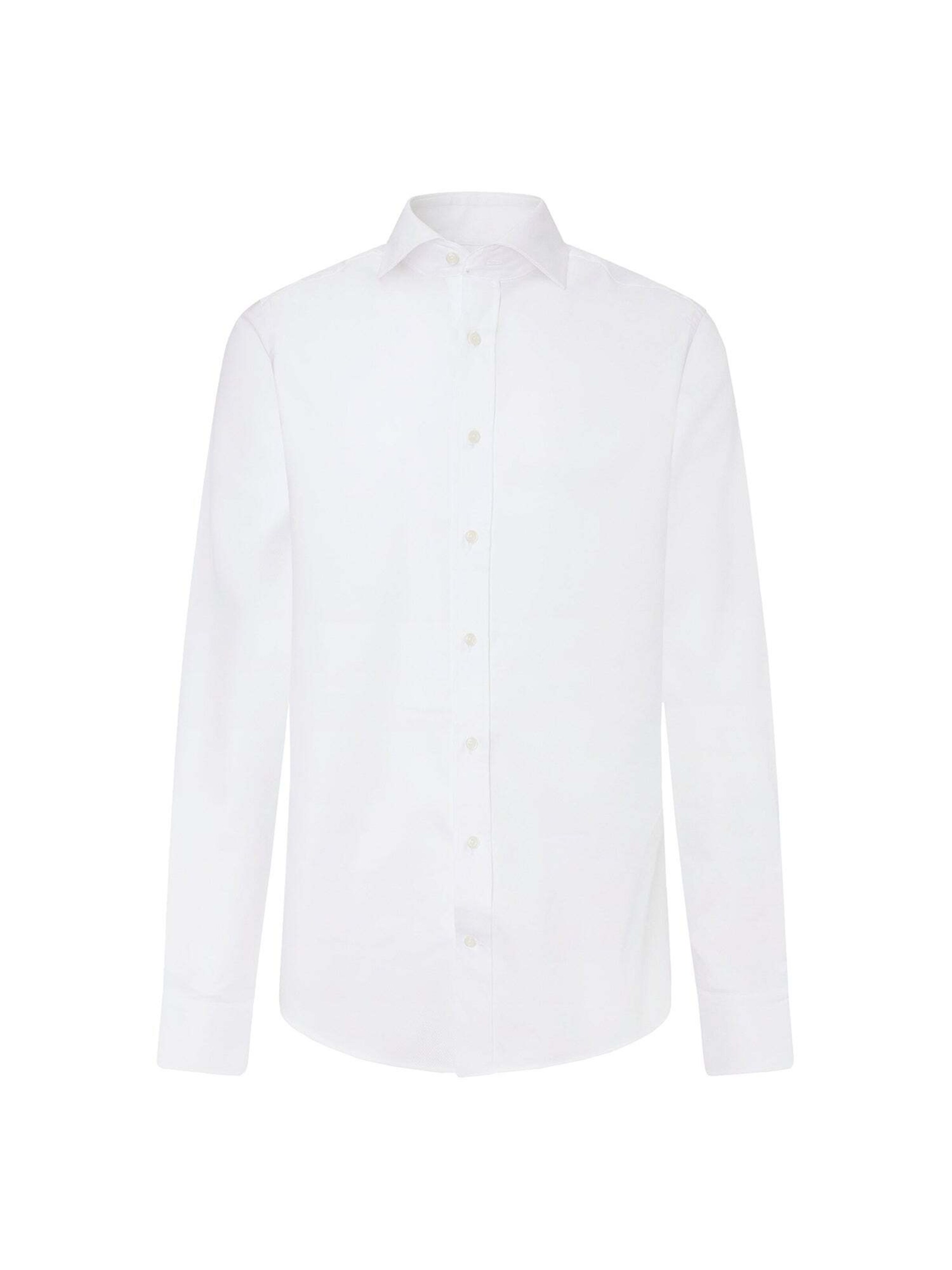 Slim fit Camicia business 'Royal' di Hackett London in bianco: frontale
