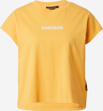 NAPAPIJRI - Camiseta 'TAHI' en amarillo: frente