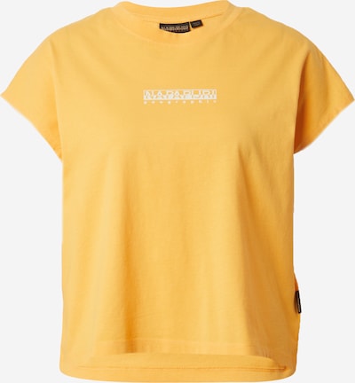 NAPAPIJRI T-Shirt 'TAHI' in zitrone / rostrot / cranberry / weiß, Produktansicht