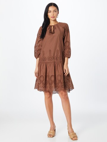 LIEBLINGSSTÜCK Shirt Dress 'Erlina' in Brown: front