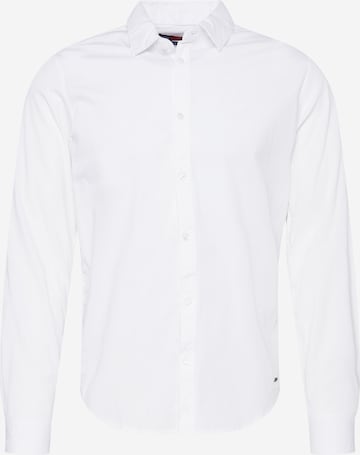 Petrol Industries Button Up Shirt in White: front