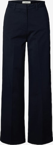 SELECTED Hose 'SLFWIDE MILLE' in Blau: Vorderseite