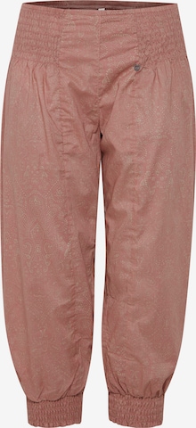 PULZ Jeans Tapered Harem Pants 'JILL' in Pink: front
