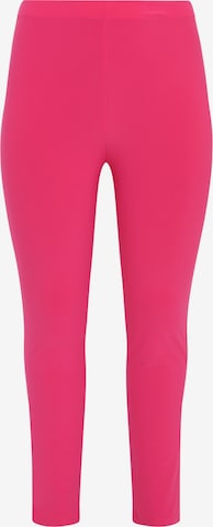 Pantalon 'Dolce' YOEK en rose : devant