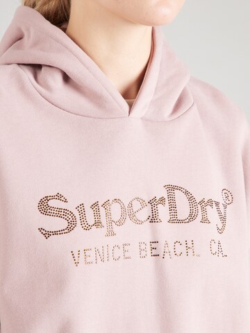 Felpa 'Venue' di Superdry in rosa