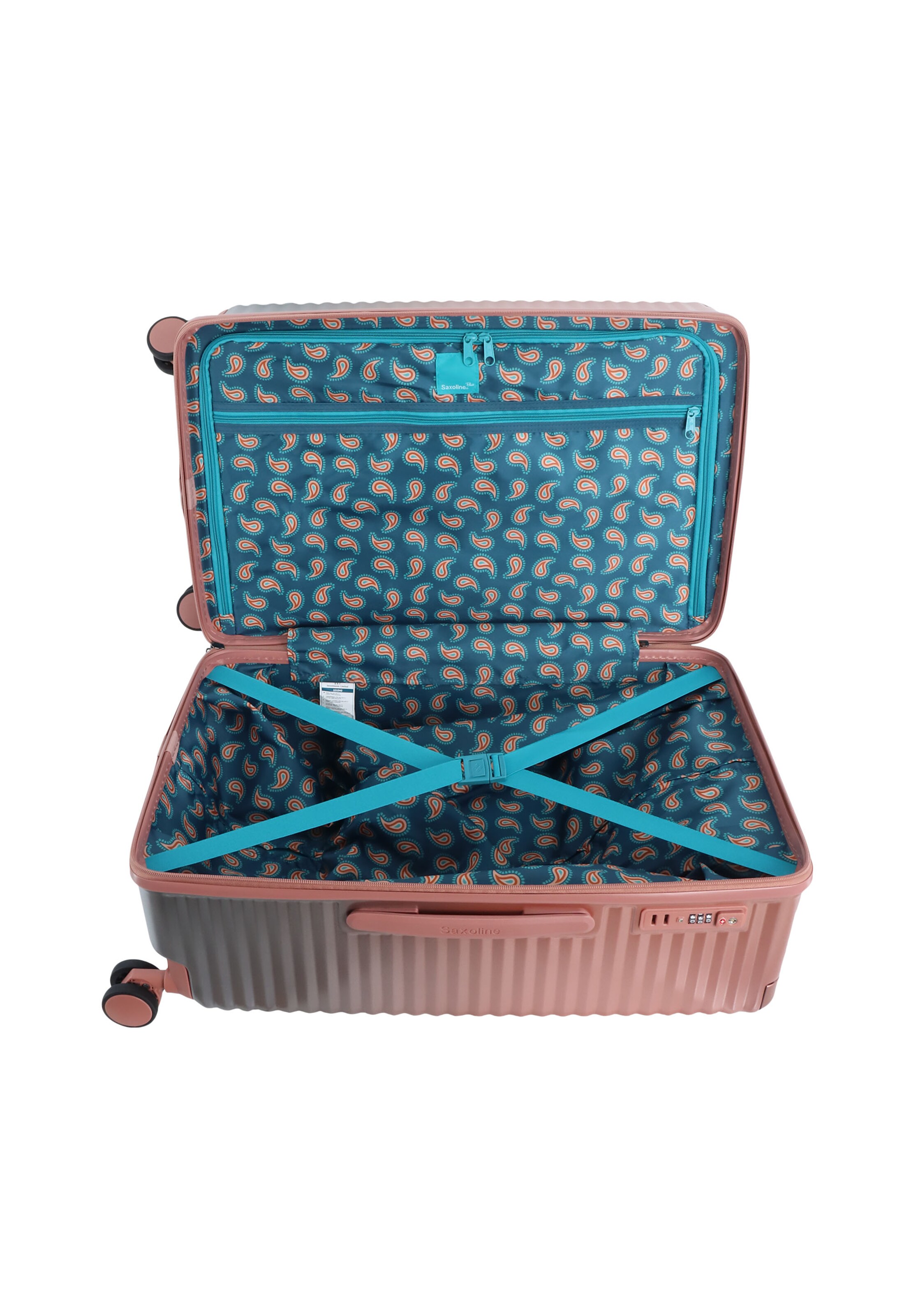 Saxoline Suitcase 'Elite Trunk' in Red