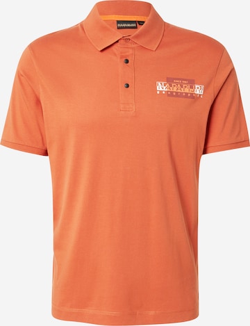 T-Shirt 'SMALLWOOD' NAPAPIJRI en orange : devant