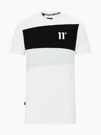 11 Degrees T-Shirt 'ASTRO' en menthe / noir / blanc, Vue avec produit