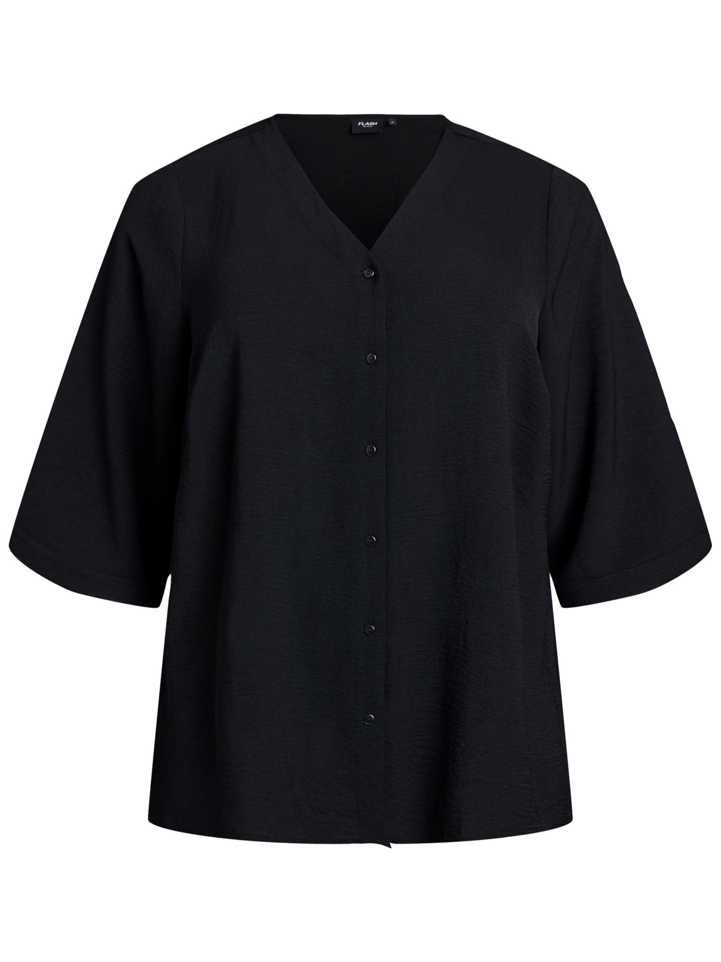 melns Zizzi Blūze 'Kikka': no priekšpuses