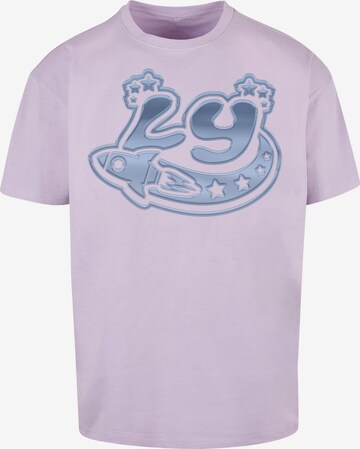 Lost Youth Shirt 'Rocket Dreams' in Purple: front