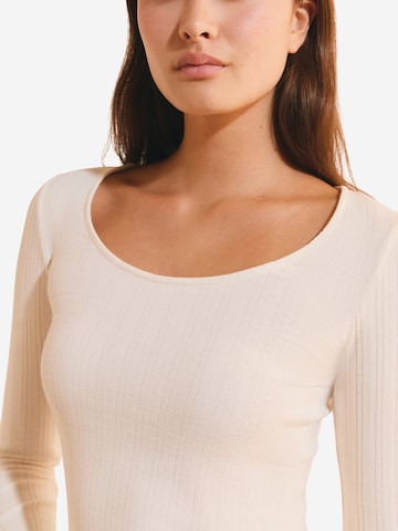Camicia da notte 'Cayaline' di ETAM in beige