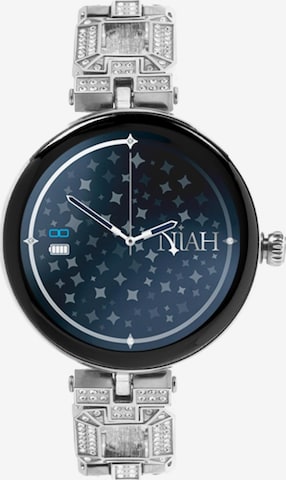 Montre digitale 'Smartwatch Lyra Grande Silber' Techmade en argent : devant