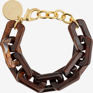 Cheeky Chain Munich Armband 'Kelly' in Braun: Vorderseite