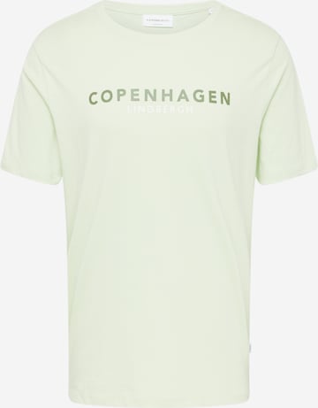 Lindbergh T-shirt 'Copenhagen' i grön: framsida