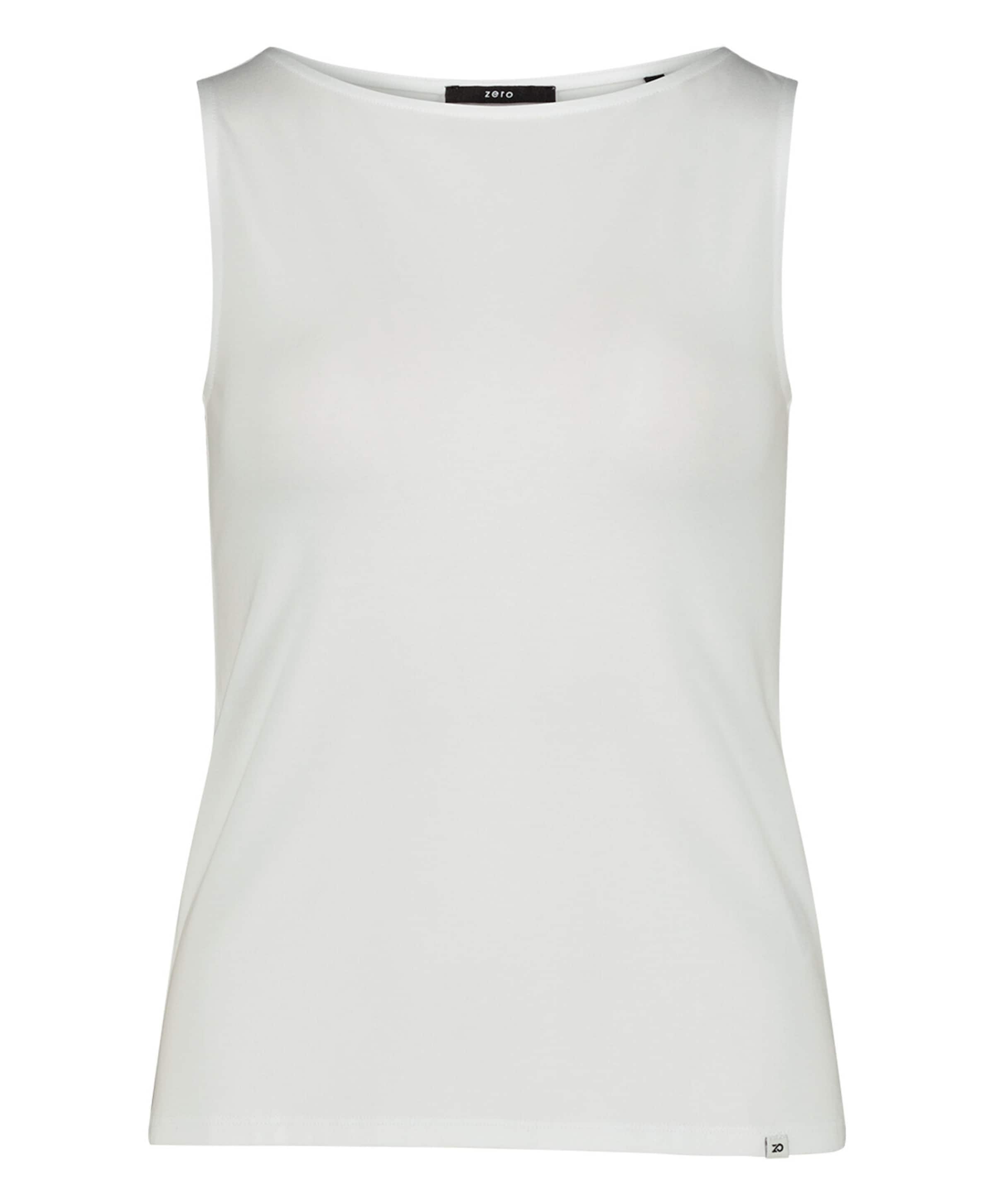 zero Top in White: front