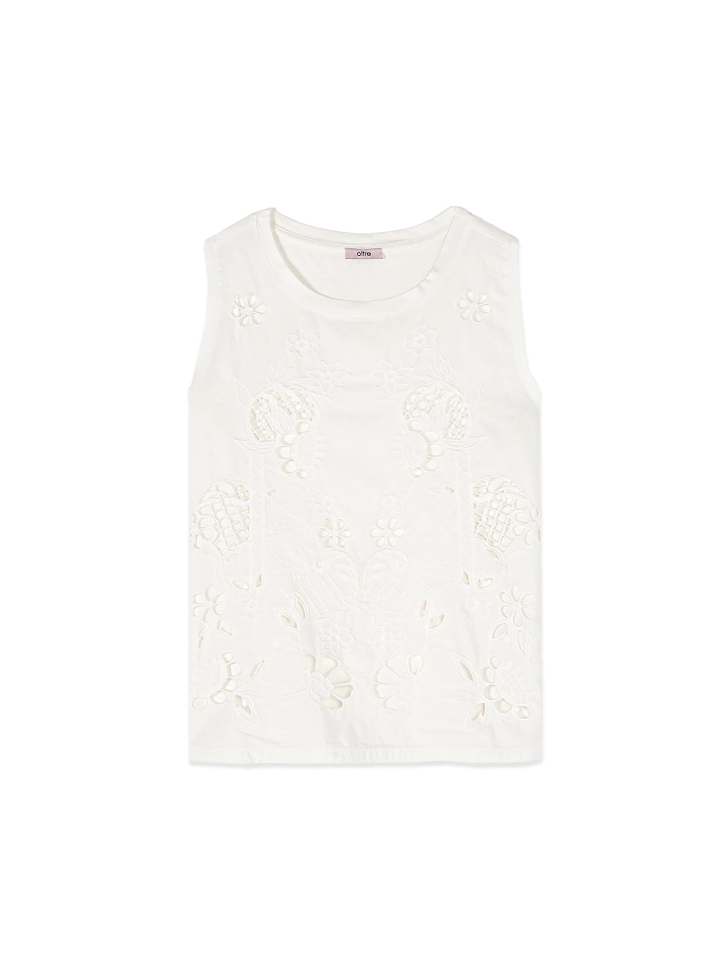 oltre - Top en blanco: frente