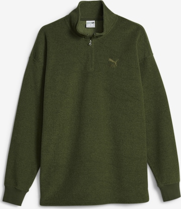 PUMA Sweater 'CLASSICS' in Green: front