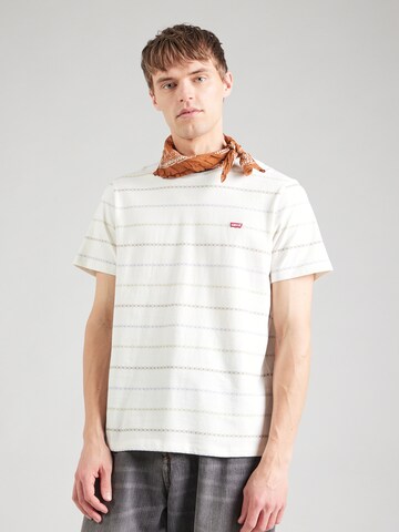 LEVI'S ® T-Shirt 'Original Housemark' in Beige: Vorderseite