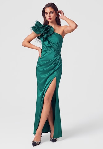 Ombre Avondjurk in Groen