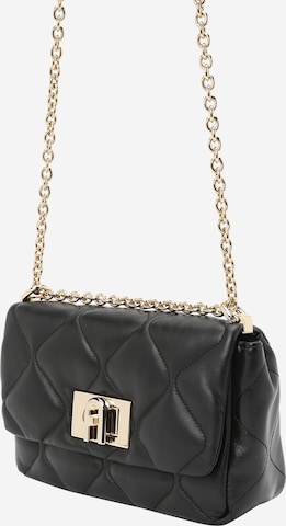 FURLA - Mala de ombro '1927 MINI' em preto: frente