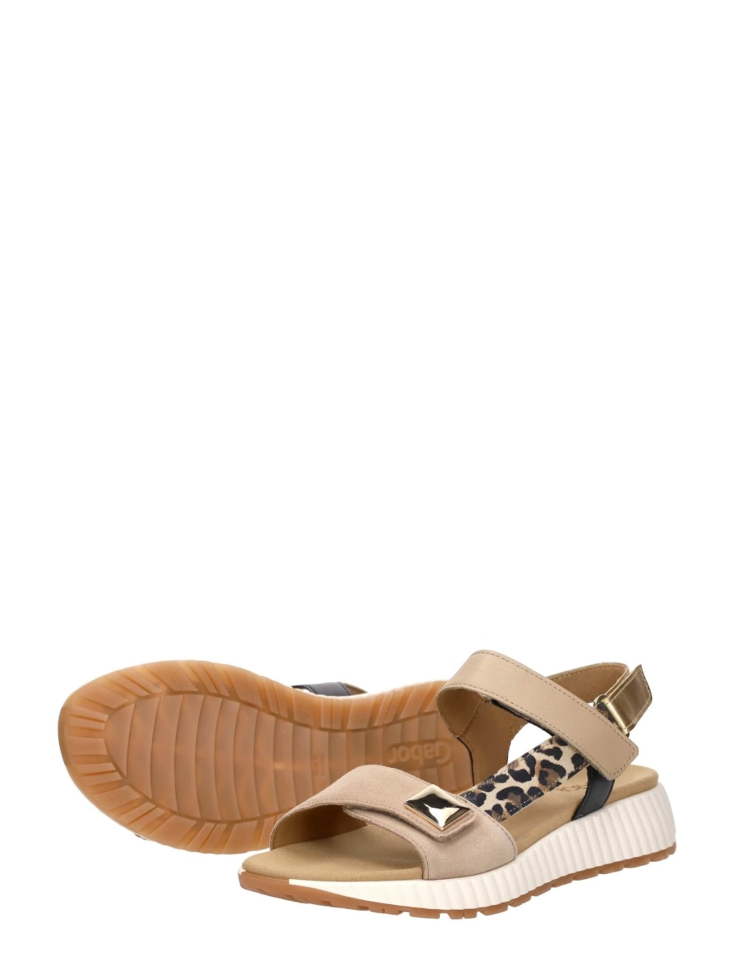Sandales 'Sandalen Plat' GABOR en beige