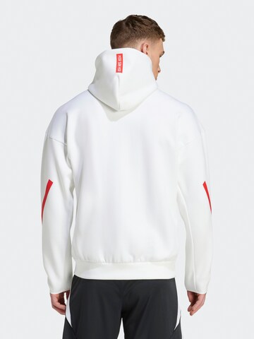 ADIDAS PERFORMANCE Спортивная куртка 'FCB ANTH' в Белый