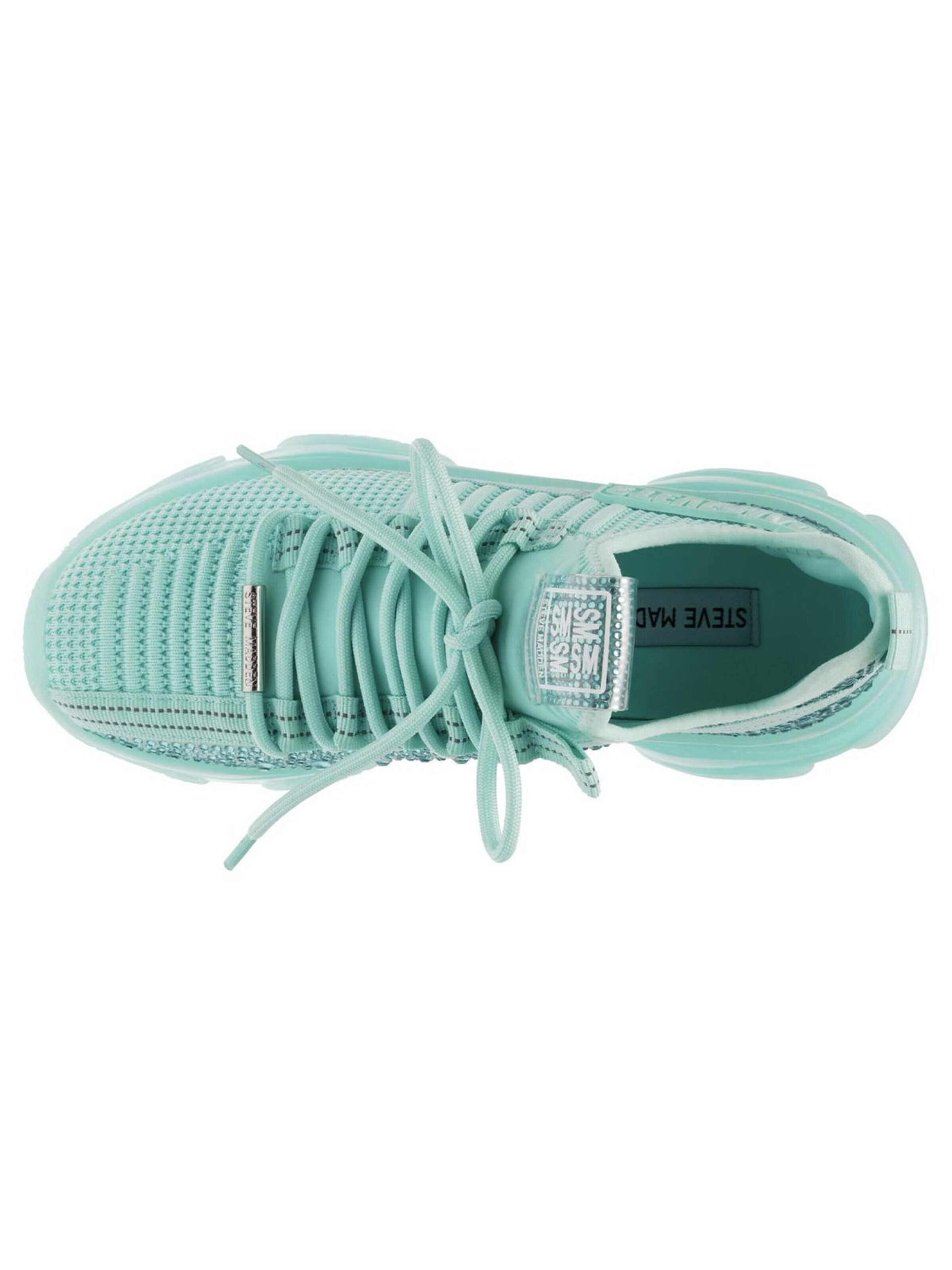STEVE MADDEN Buty sportowe sznurowane 'W Maxilla-R Aruba Blue Shoes' w kolorze zielony