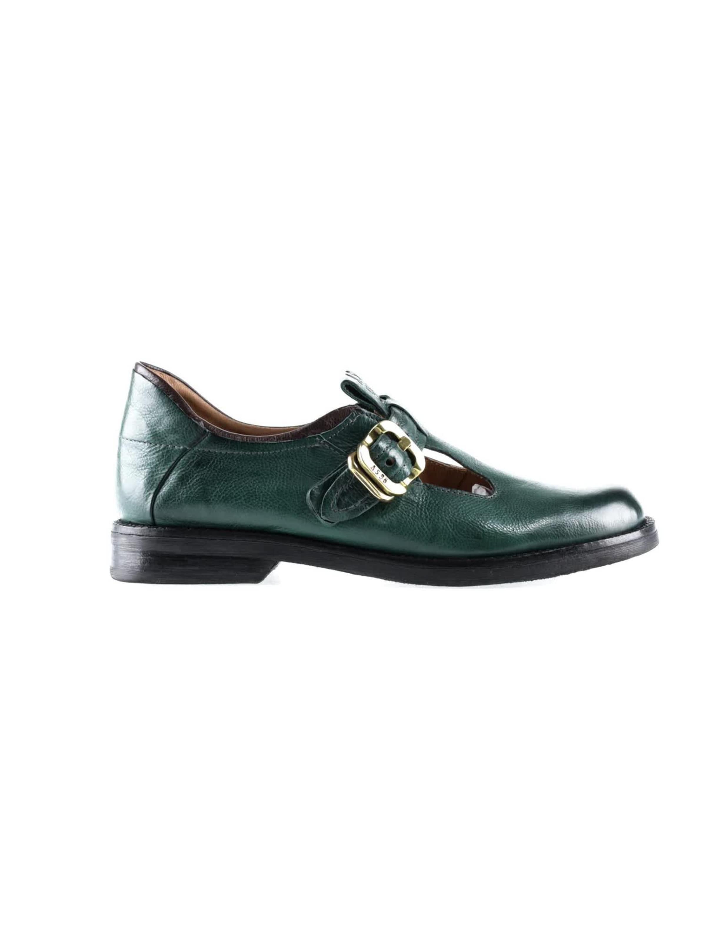Mocassino ' ALISTAIR ' di A.S.98 in verde: lato