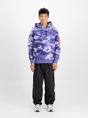 ALPHA INDUSTRIES Sweatshirt in Lila