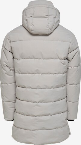 Manteau d’hiver 'Carl' Only & Sons en gris