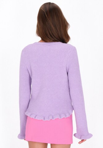 MYMO Knit cardigan in Purple