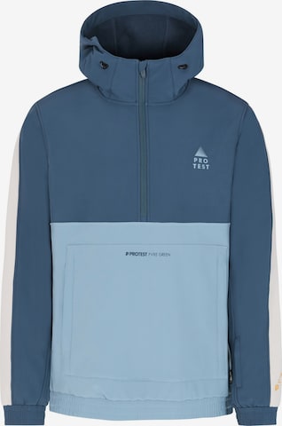 PROTEST Sportjas 'PRTCOWDEN' in Blauw: voorkant