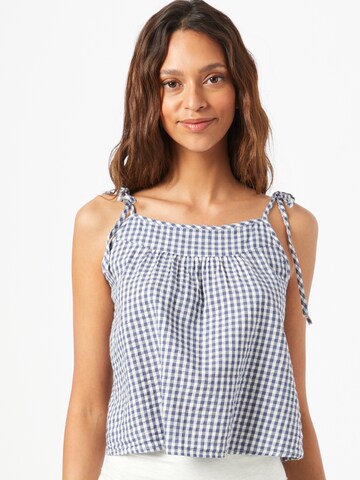 AERIE - Camisa de pijama 'Cami' em azul: frente