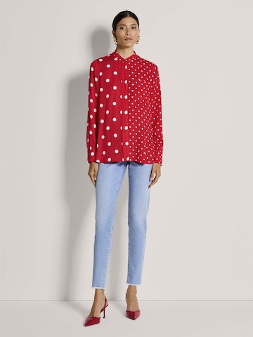 Chemisier MADELEINE en rouge