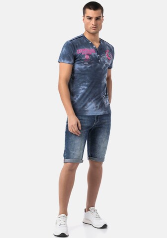 CIPO & BAXX Shirt in Blue