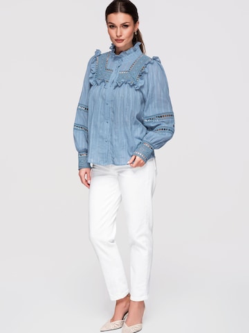 Camicia da donna di Ombre in blu