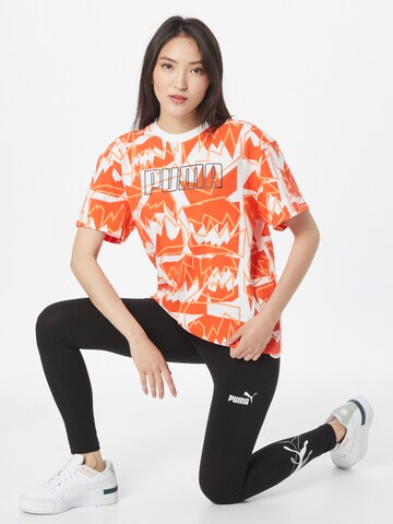 T-shirt fonctionnel PUMA en rouge