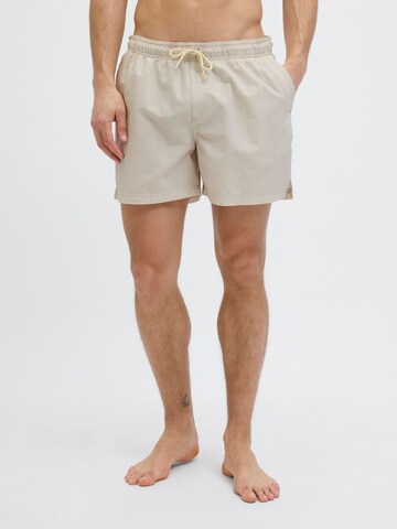 JACK & JONES Zwemshorts in Grijs: voorkant
