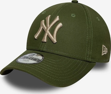NEW ERA Hat 'Chyt League Ess 9Forty Neyyan Rigstn' in Green: front