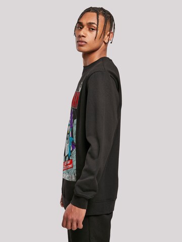 F4NT4STIC Sweatshirt 'Batman Joker Playing Card Cover' in Zwart