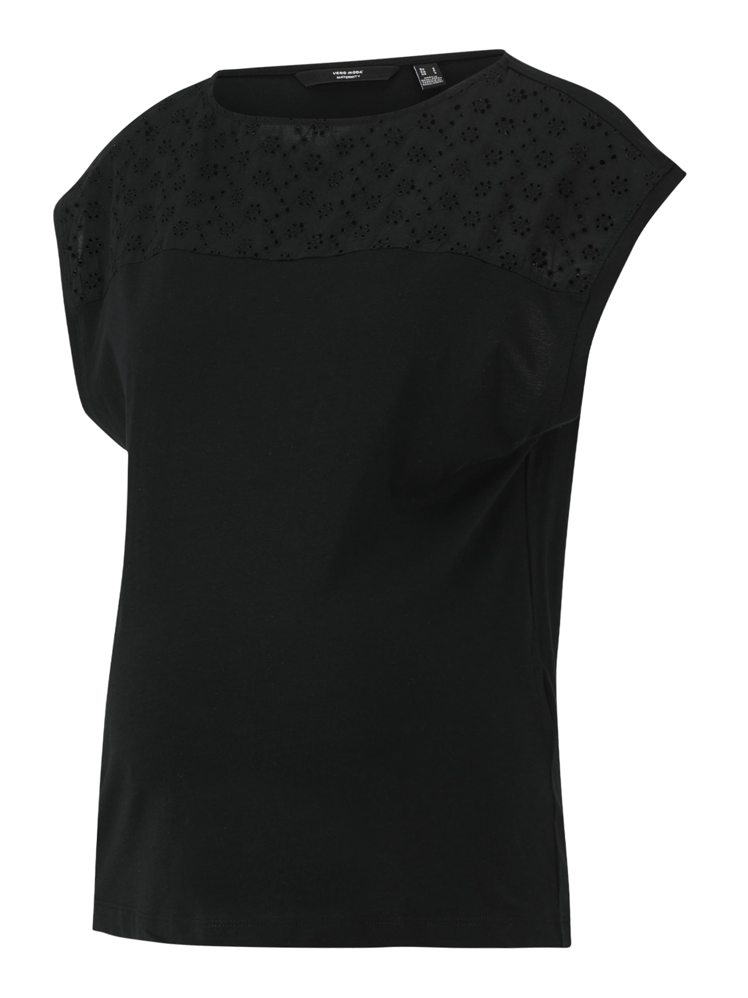 Vero Moda Maternity Póló 'VMMKaya' - fekete: elől
