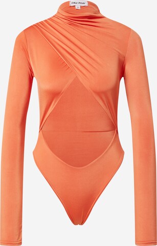 Public Desire T-shirtbody i orange: framsida