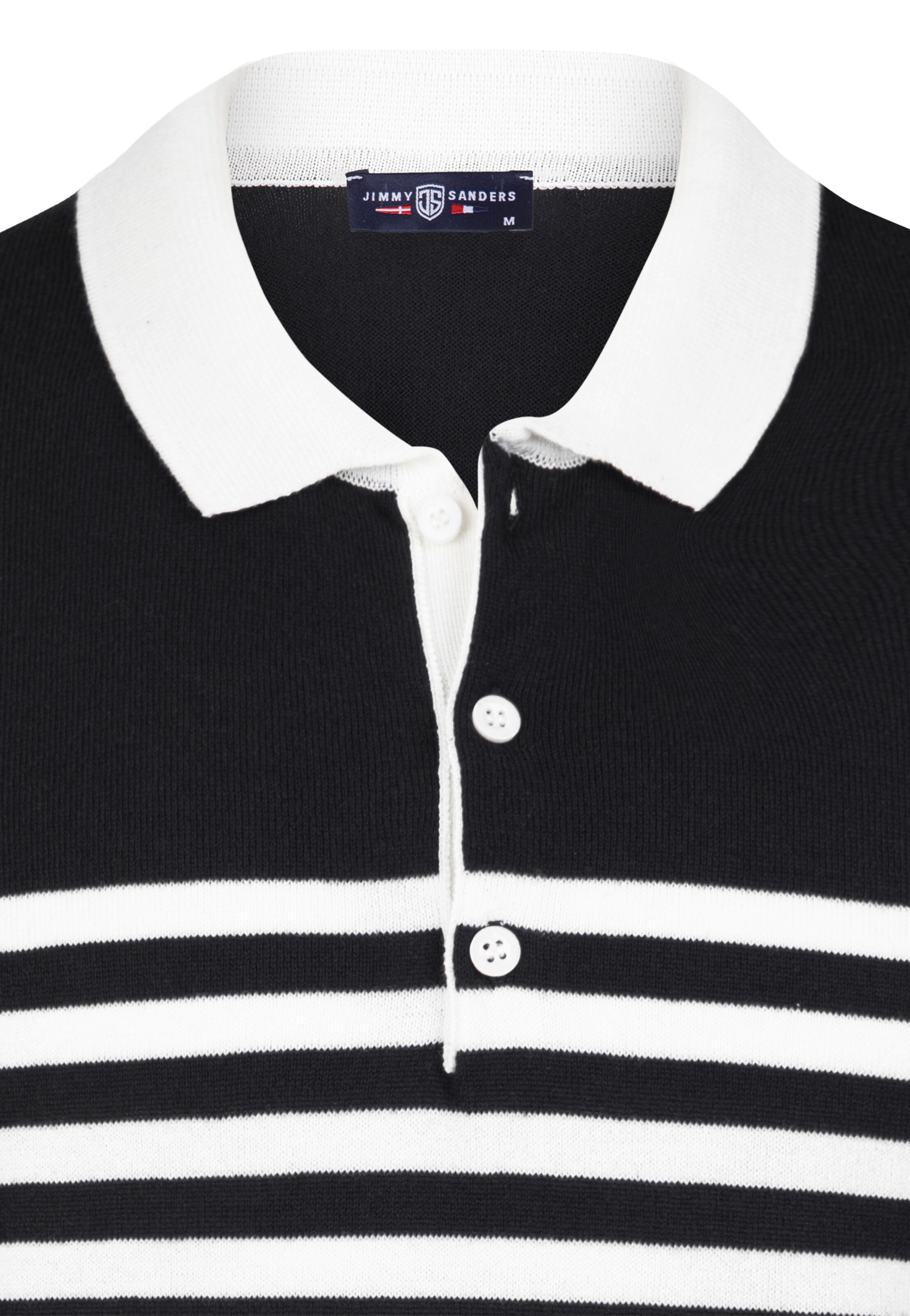 melns Jimmy Sanders T-Krekls