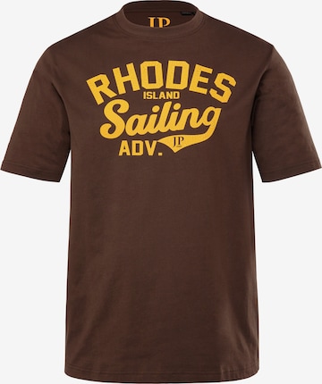 T-Shirt JP1880 en marron : devant
