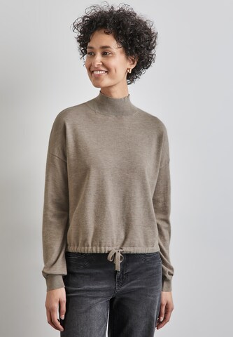 STREET ONE Sweater in Grey: front