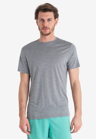 ICEBREAKER Performance Shirt 'Cool-Lite Sphere III' in Grey: front