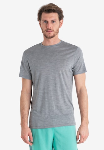 ICEBREAKER Функциональная футболка 'Cool-Lite Sphere III' в Серый: спереди